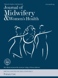 Journal Of Midwifery & Women's Health: Volume 64, Number 3, May/June 2019