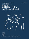 Journal Of Midwifery & Women's Health: Volume 66, Number 1, Januari/February 2021
