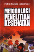 Metodologi Penelitian Kesehatan