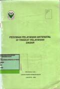 Pedoman Pelayanan Antenatal Di Tingkat Pelayanan Dasar