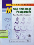 Safe Motherhood, Modul Hemoragi Pospartum - Materi Pendidikan Kebidanan