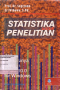 Statistika Untuk Penelitian dan aplikasinya dengan SPSS10.0 for windows