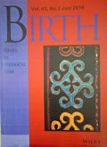 BIRTH: Vol.43, Number 2, Juni 2016
