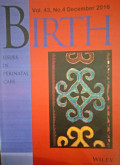 BIRTH: Vol.43, Number 4, December 2016