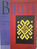 BIRTH: Vol.44, Number 4, December 2017