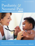 Paediatric and Neonatal Pain: Volume 1, Issue 2, December 2019
