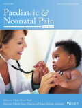 Paediatric and Neonatal Pain: Volume 2, Issue 4, December 2020