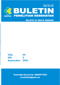 Buletin Penelitian Kesehatan: Volume 49 nomor 3, September 2021