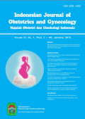 Indonesian Journal of Obstetrics and Gynecology: Vol.1, No.1 Januari 2013