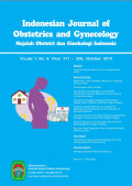 Indonesian Journal of Obstetrics and Gynecology: Vol.1, No.4 October 2013