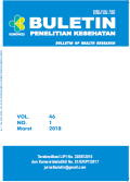Buletin Penelitian Kesehatan: Volume 46 nomor 1, Maret 2018