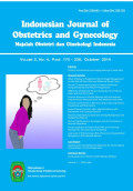 Indonesian Journal of Obstetrics and Gynecology: Vol.2, No.4 October 2014