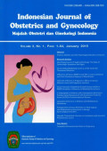 Indonesian Journal of Obstetrics and Gynecology: Vol.3, No.1 Januari 2015