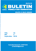 Buletin Penelitian Kesehatan: Volume 46 nomor 3, September 2018