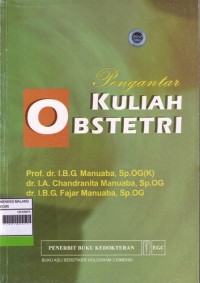 Image of Pengantar Kuliah Obstetri
